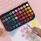Incraftables Non-Toxic Watercolor Paint set (48 Colors). Water Color Paints for Adult & Kids w/ Refillable Water Brush Pen, Watercolor Palette & Brush. Portable Watercolor Paint Kit for Beginner & Pro